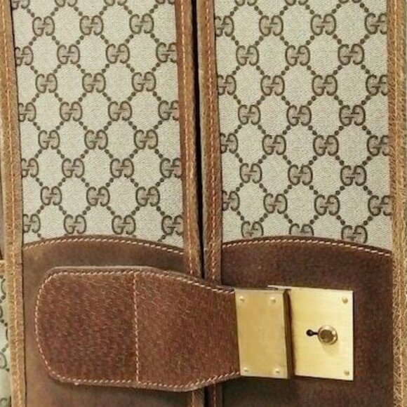 AUTHENTIC - 80's 'GUCCI' - Travel Bag - Suitcase *ULTRA RARE* - Picture 10 of 15